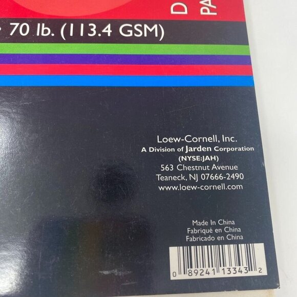 Loew Cornell Drawing Pad 9 in x 12in Spiral 50 Sheets Pen Ink Pencil Charcoal - Picture 5 of 6